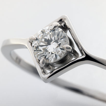 Refracta Ring｜K18 White Gold