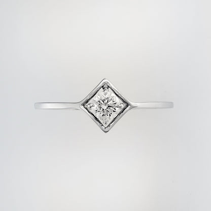 Refracta Ring｜K18 White Gold