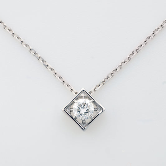 Refracta Necklace｜K18 White Gold