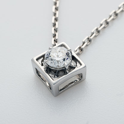 Refracta Necklace｜K18 White Gold