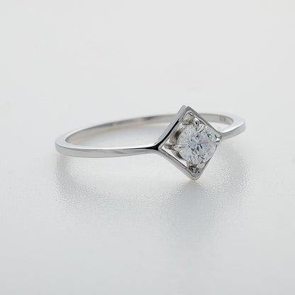 Refracta Ring｜K18 White Gold